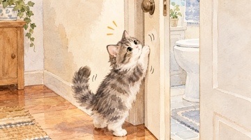 Why Does Your Cat Like to Follow You to the Bathroom?
