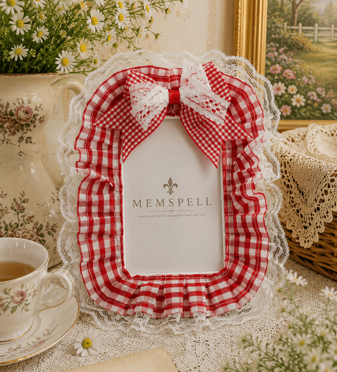Gingham Rose