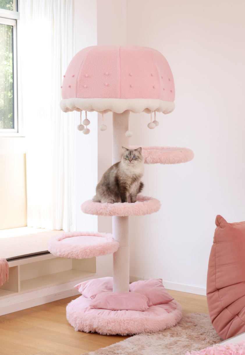 Lovely Jellyfish Cat Tree - Large