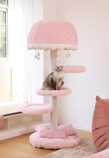 Lovely Jellyfish Cat Tree - Large