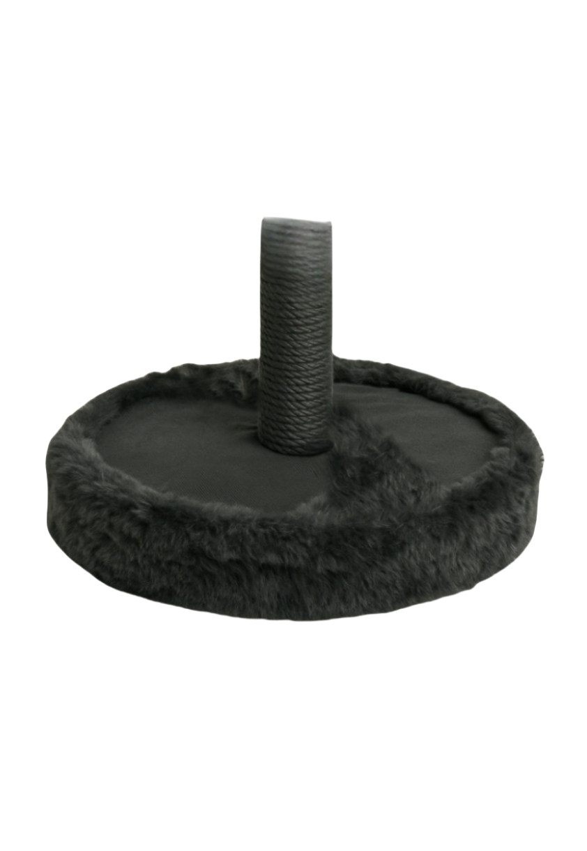 The cool black cat bed is soft and comfortable, making it a great place for cats to rest.