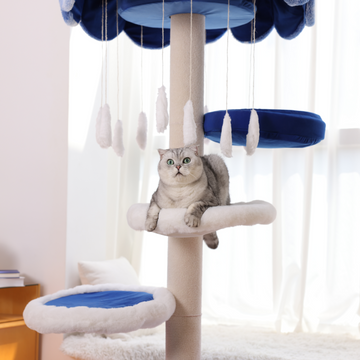 Aesthetic cat trees - furniture designed to enhance one's aesthetic taste.