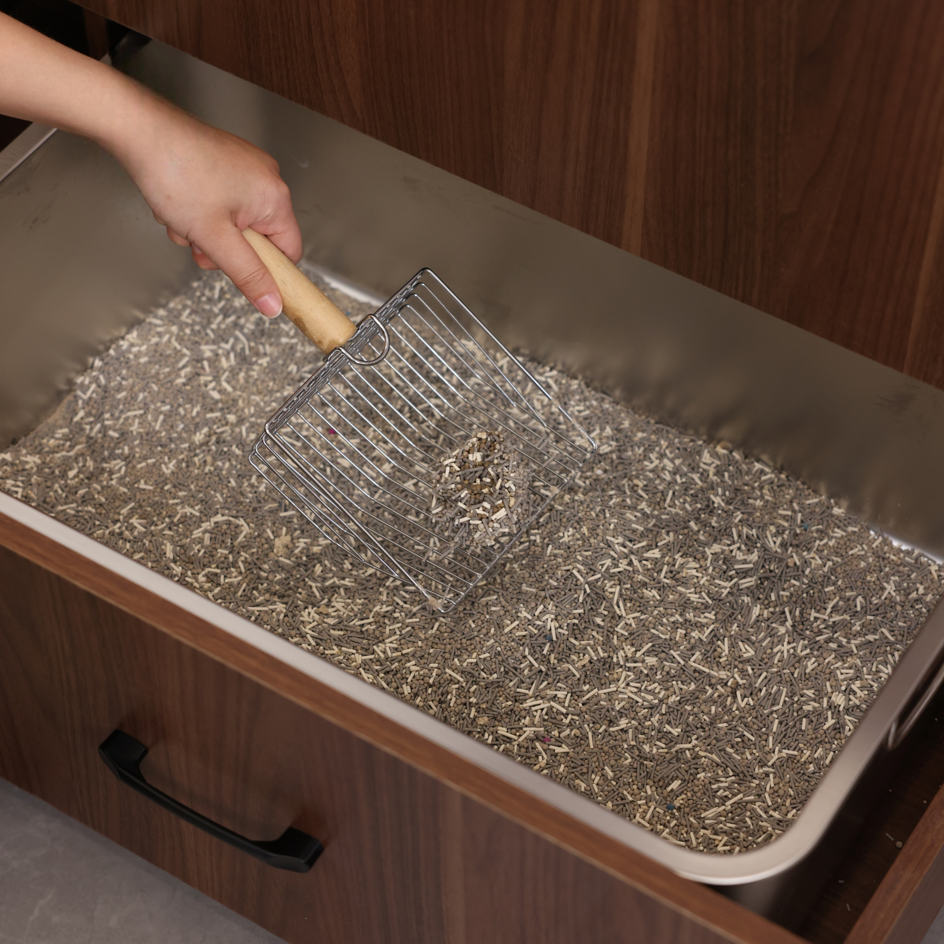 cat box litter enclosure
