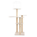 solid wood mainecoon cat tree