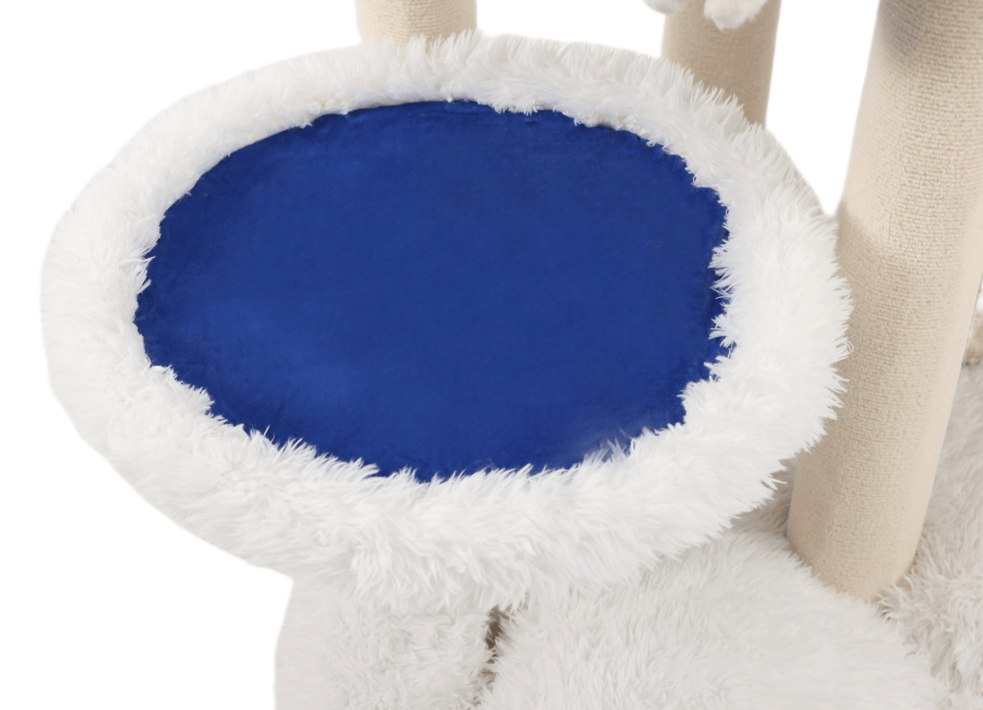 Cat tree house for big cats - larger and more comfortable.