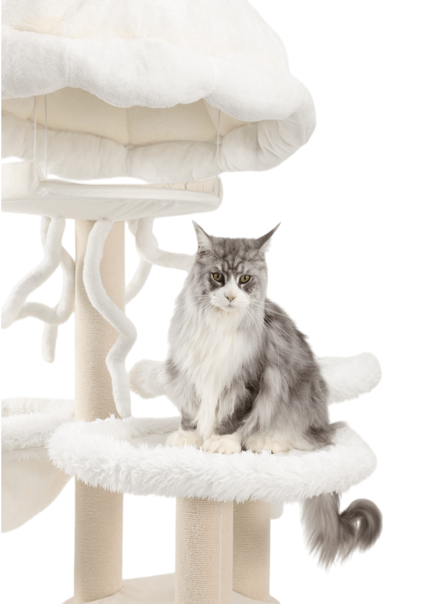 There's no need to worry about it not being sturdy anymore. This "Cat Tree Giant" is exactly what you're looking for.