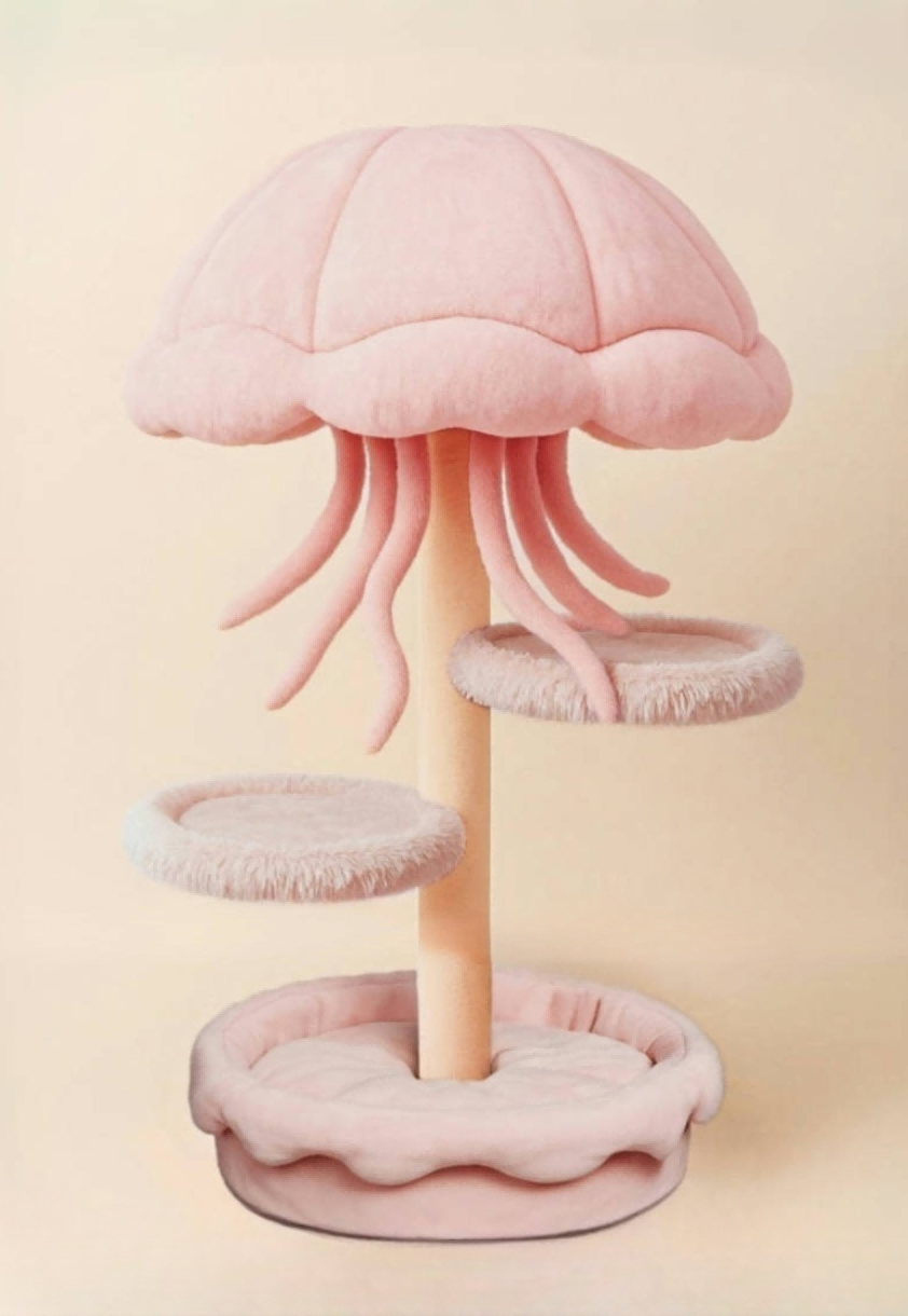 A cat scratcher tree that can help cats relieve stress