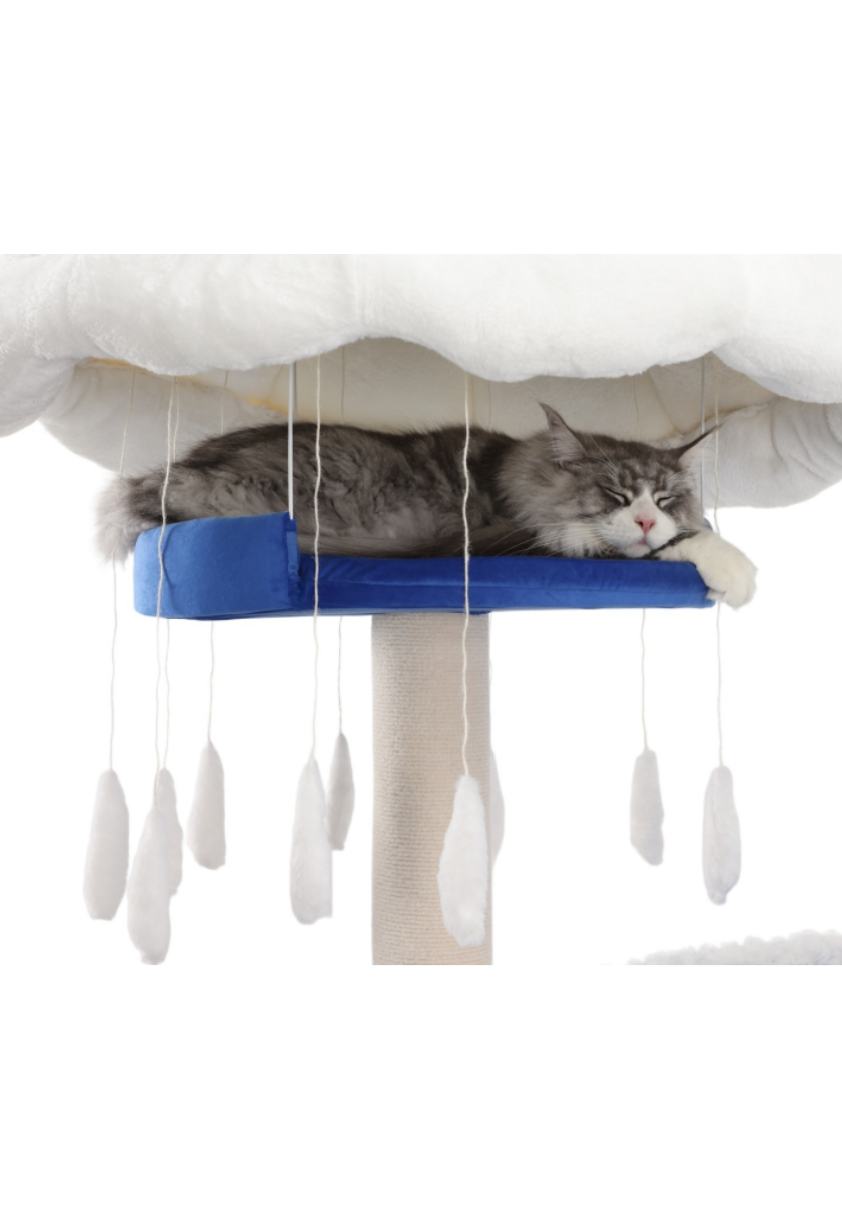 Pink comfortable cat cave bed for large cats