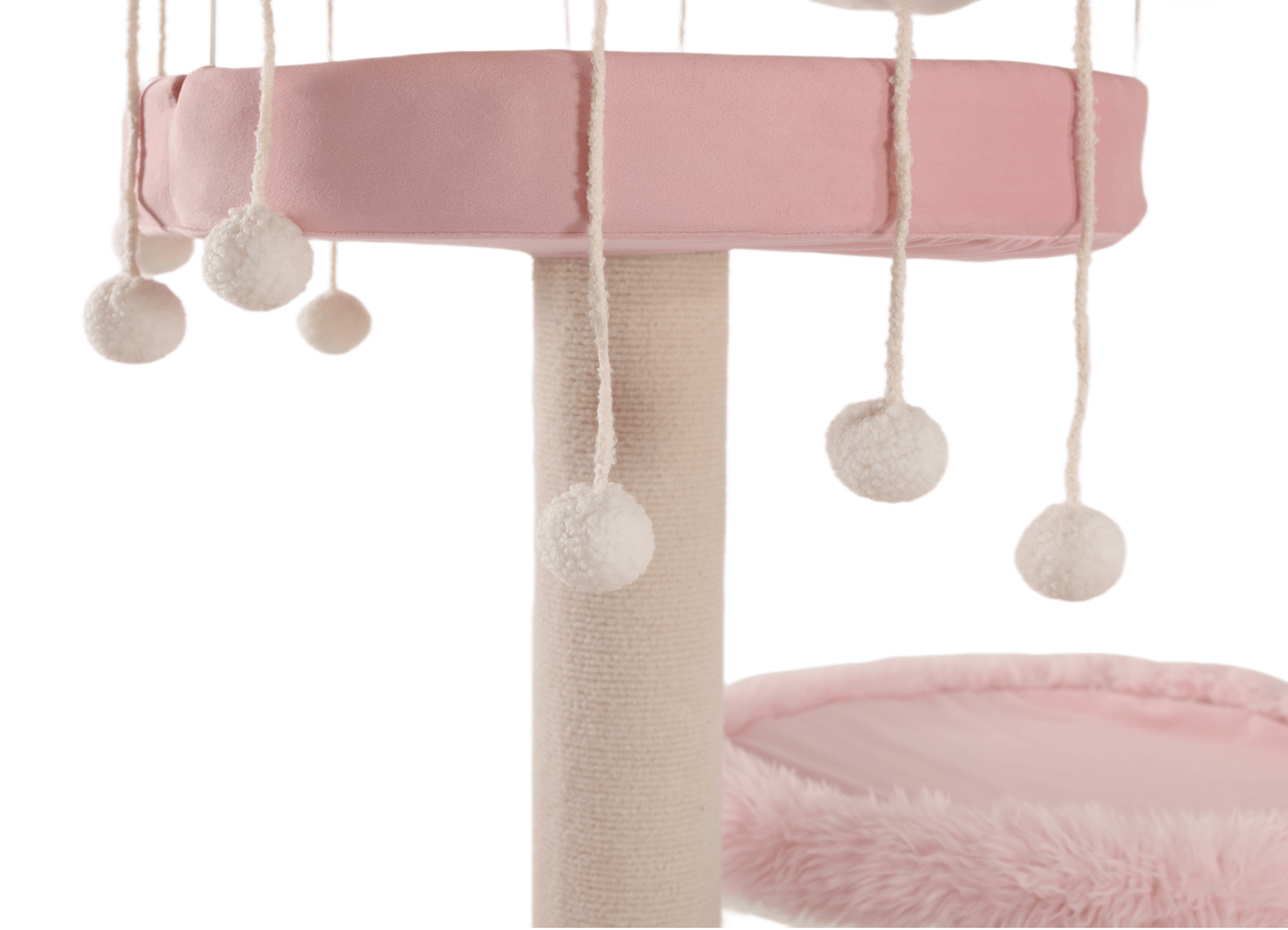 An enlarged and widened Maine Coon cat tree tower