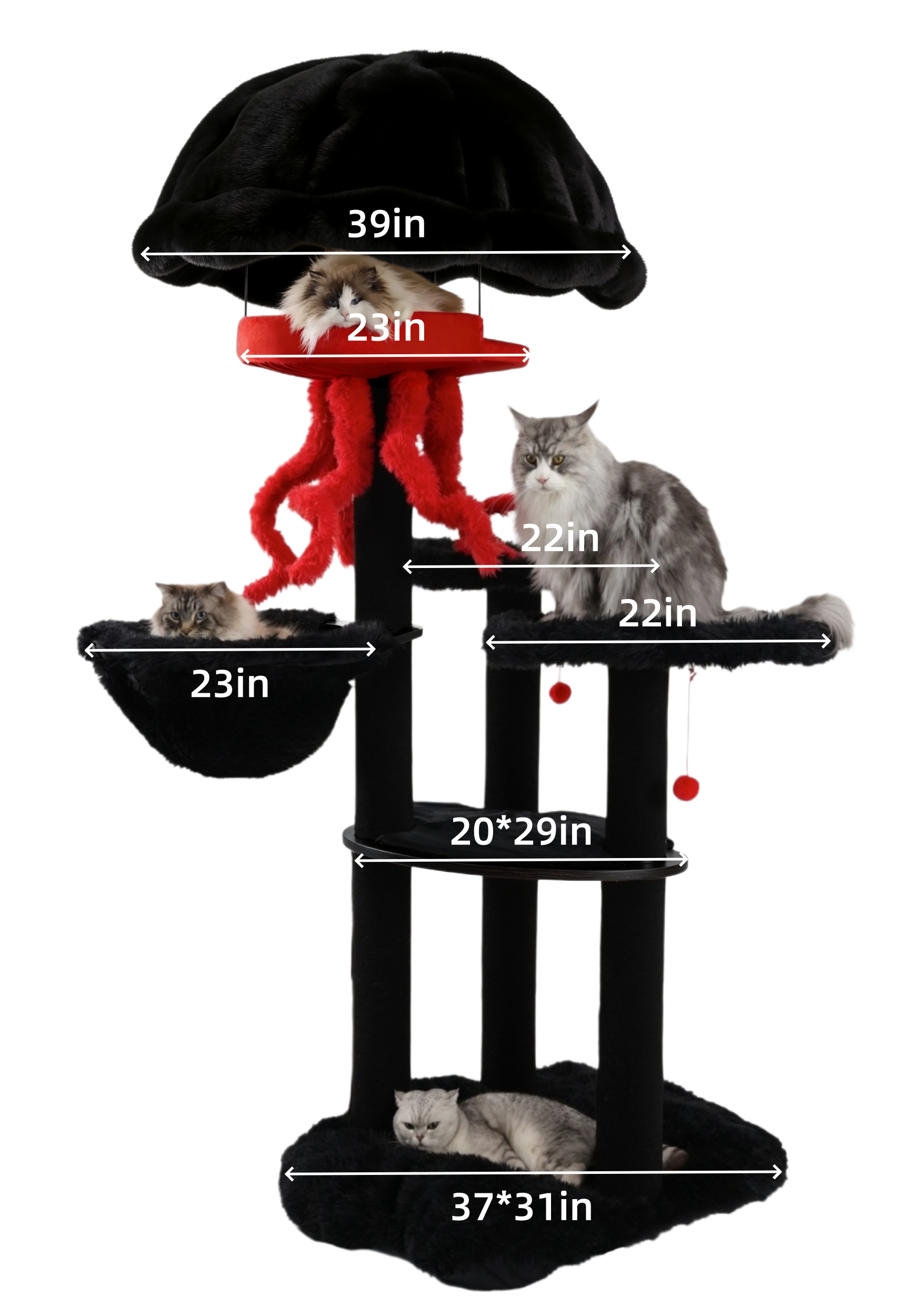 tall cat trees for large cats
