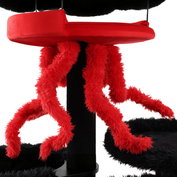 Unique jellyfish-shaped large cat tree maine coon