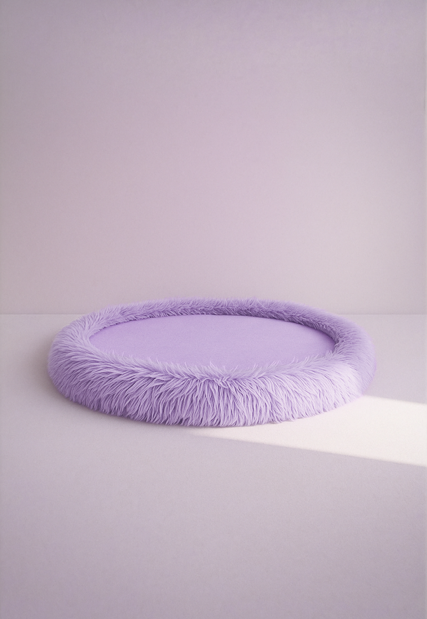light purple cat tower