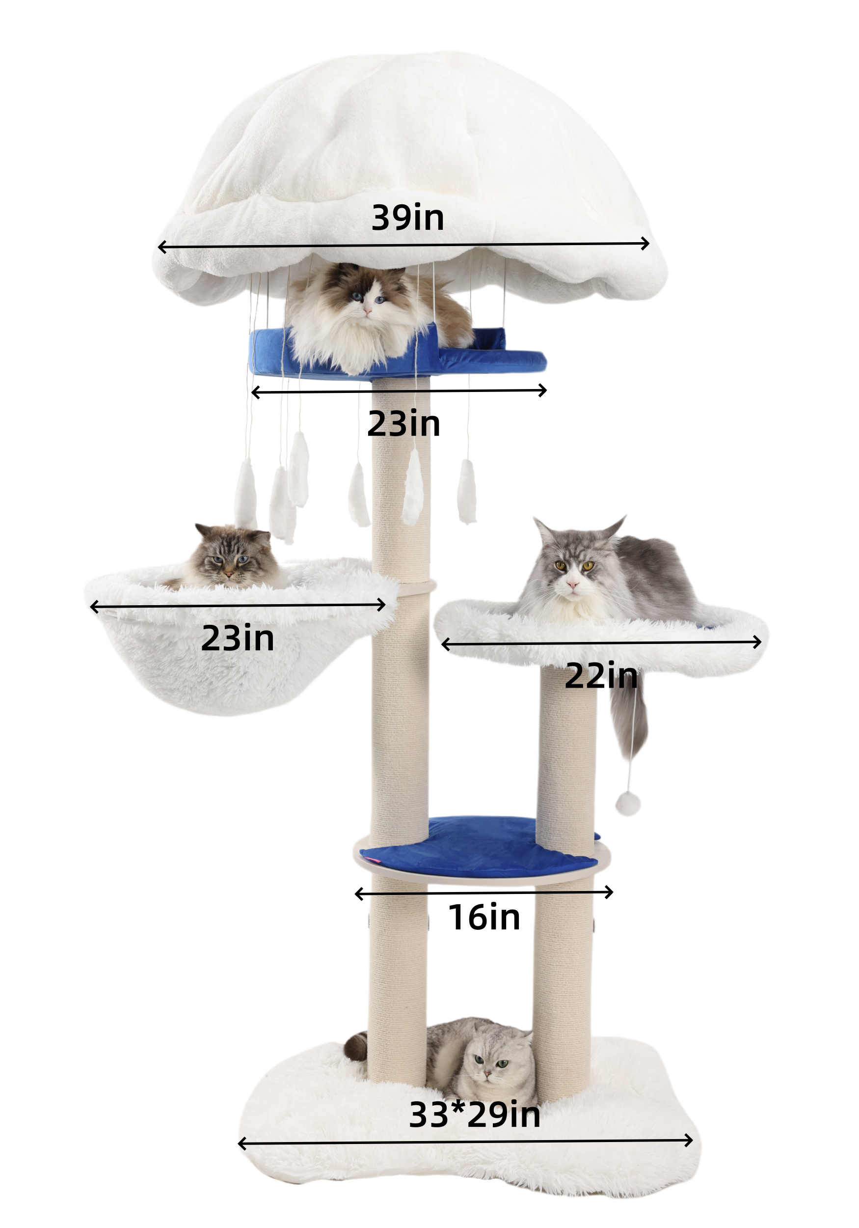 sturdy cat tree for big cats