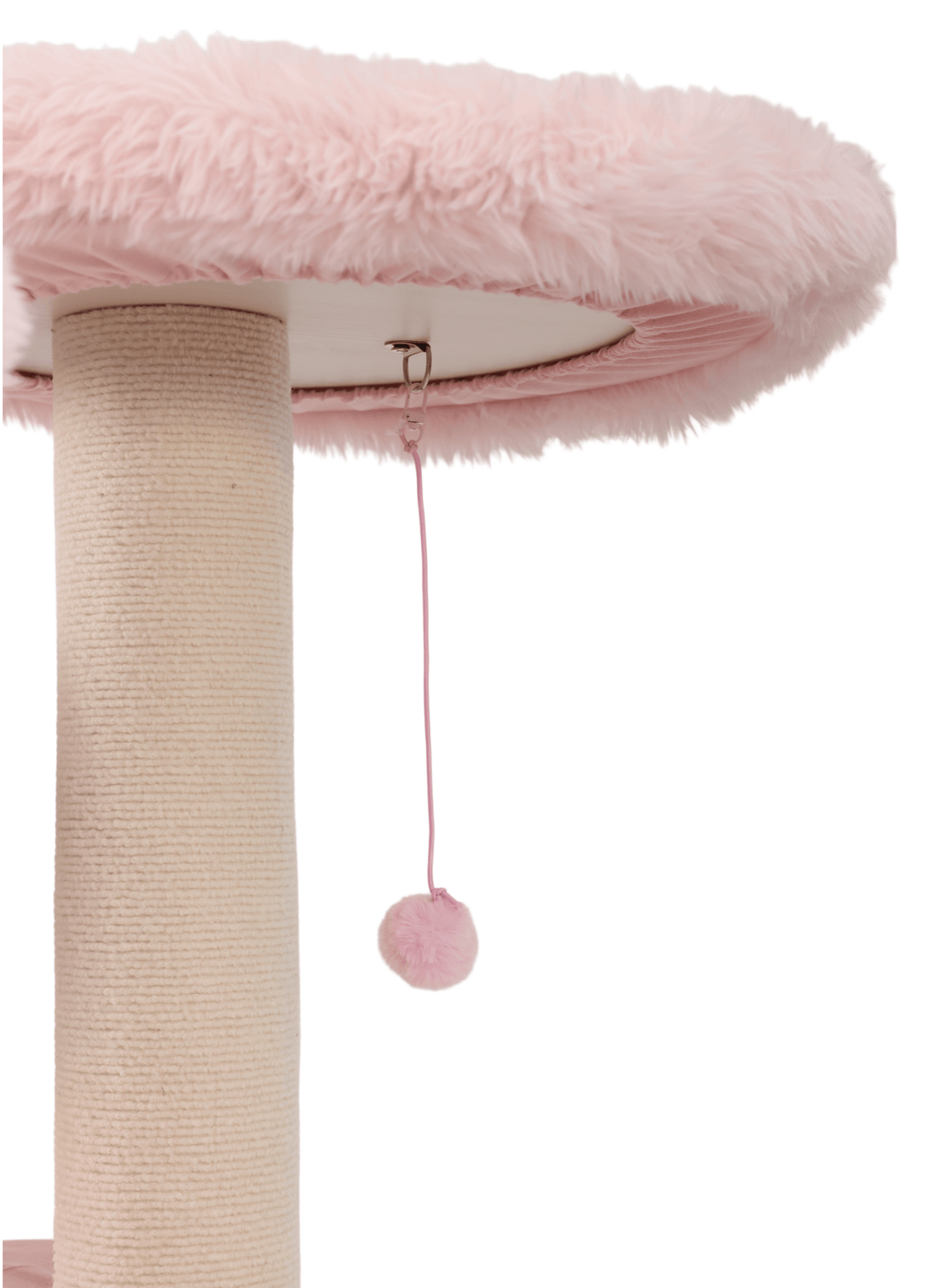 Cat tree for big cats, equipped with cat toy balls, providing multiple functions to meet the needs of cats.