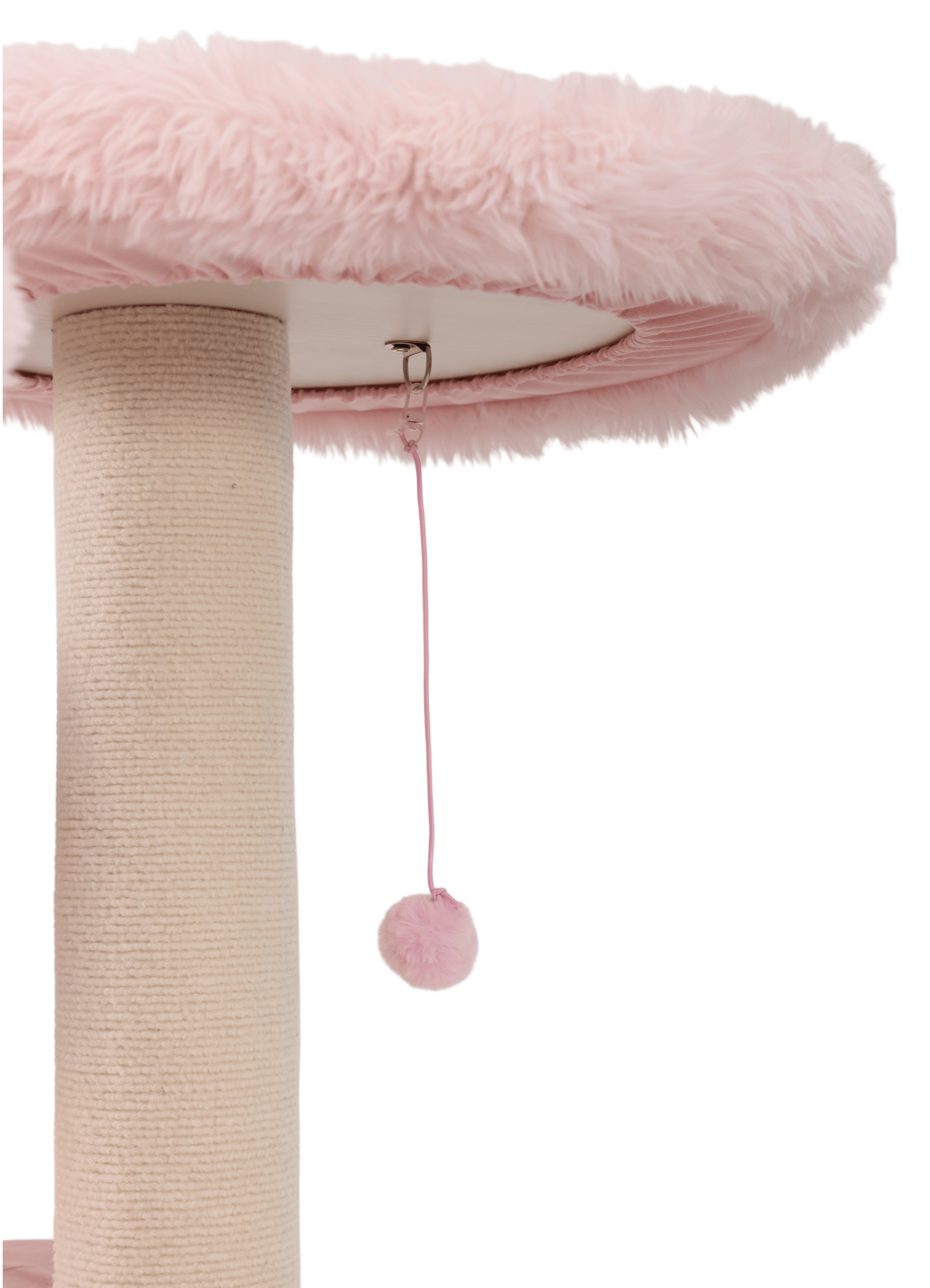 Maine Coon Tower with cat hanging ball toy, multi-functional combination.