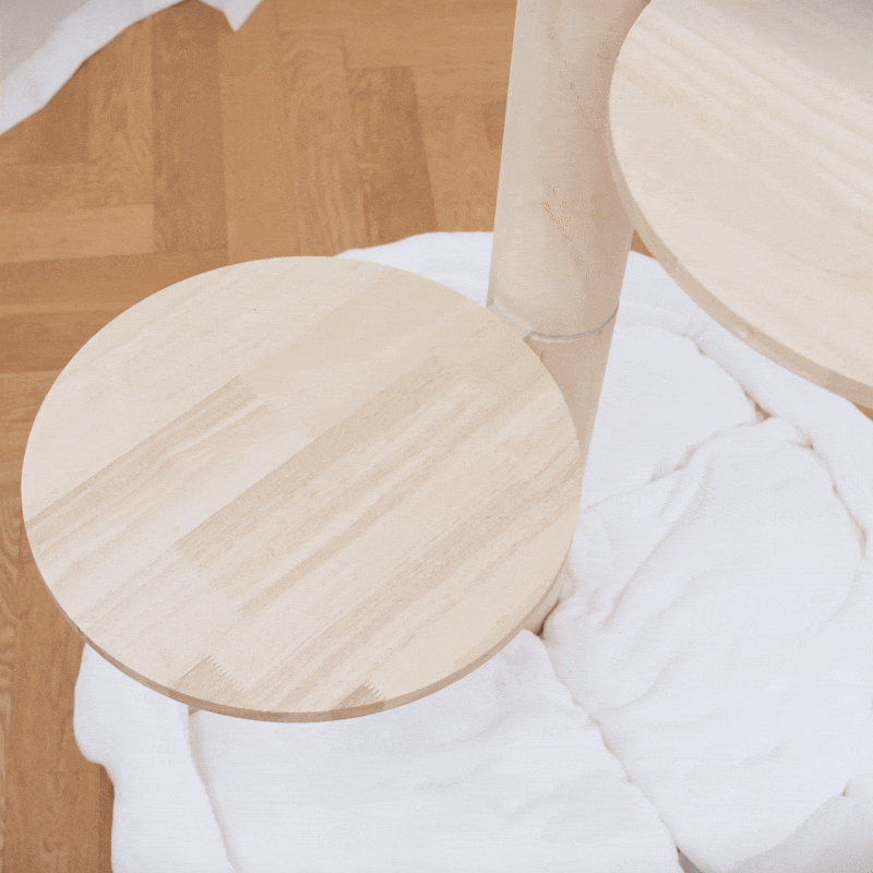 real wood cat towers for lovely cats.