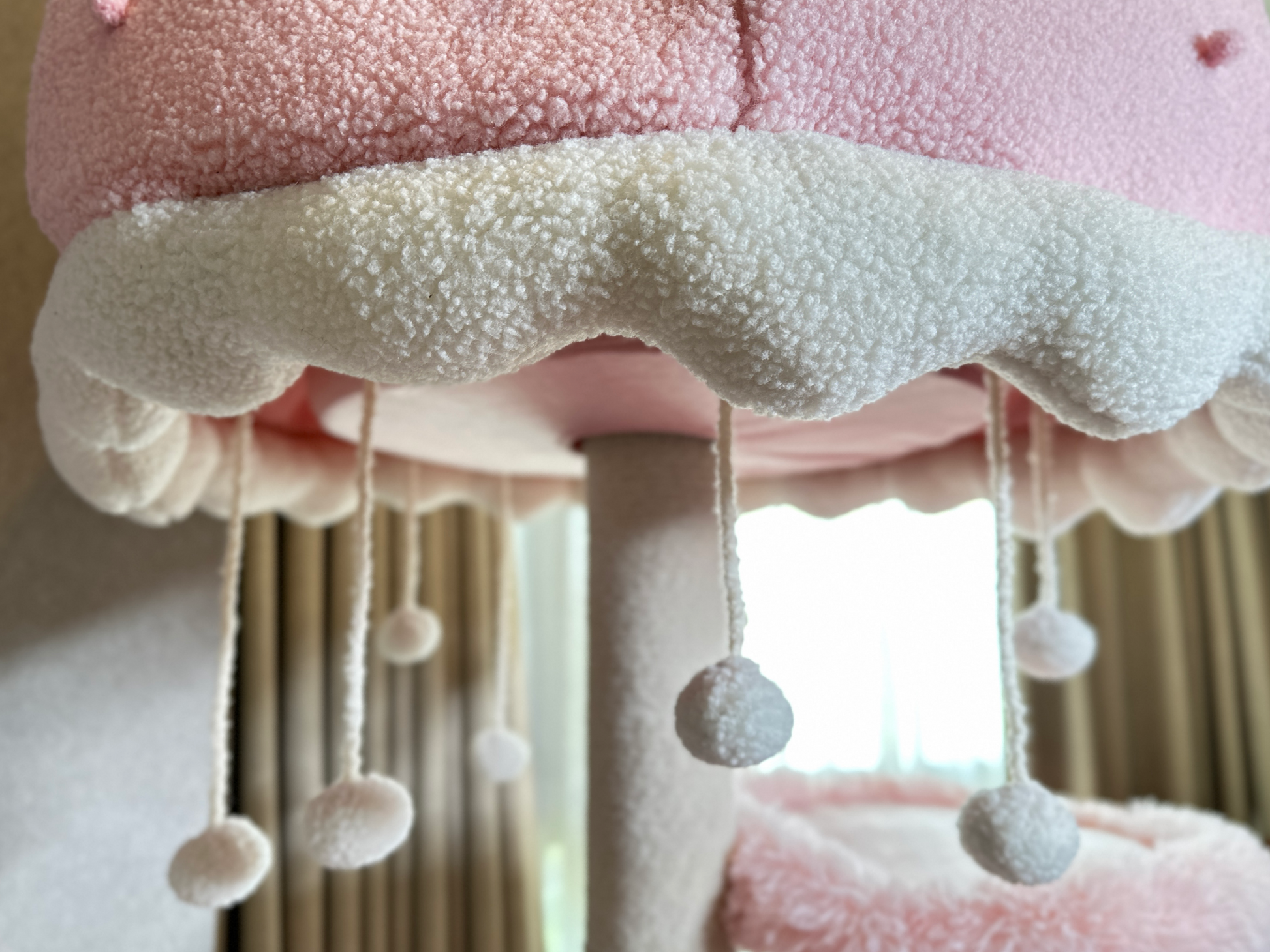pink cat tree