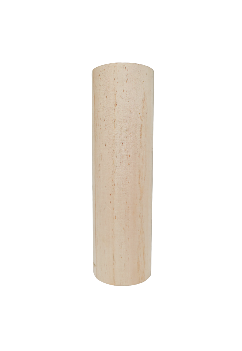 A sturdy and durable pine scratching post for cats.