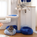 Designed for fashionable cat owners, the stylish cat tower