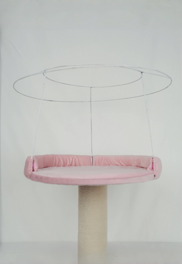 A meticulously designed cat climbing tree