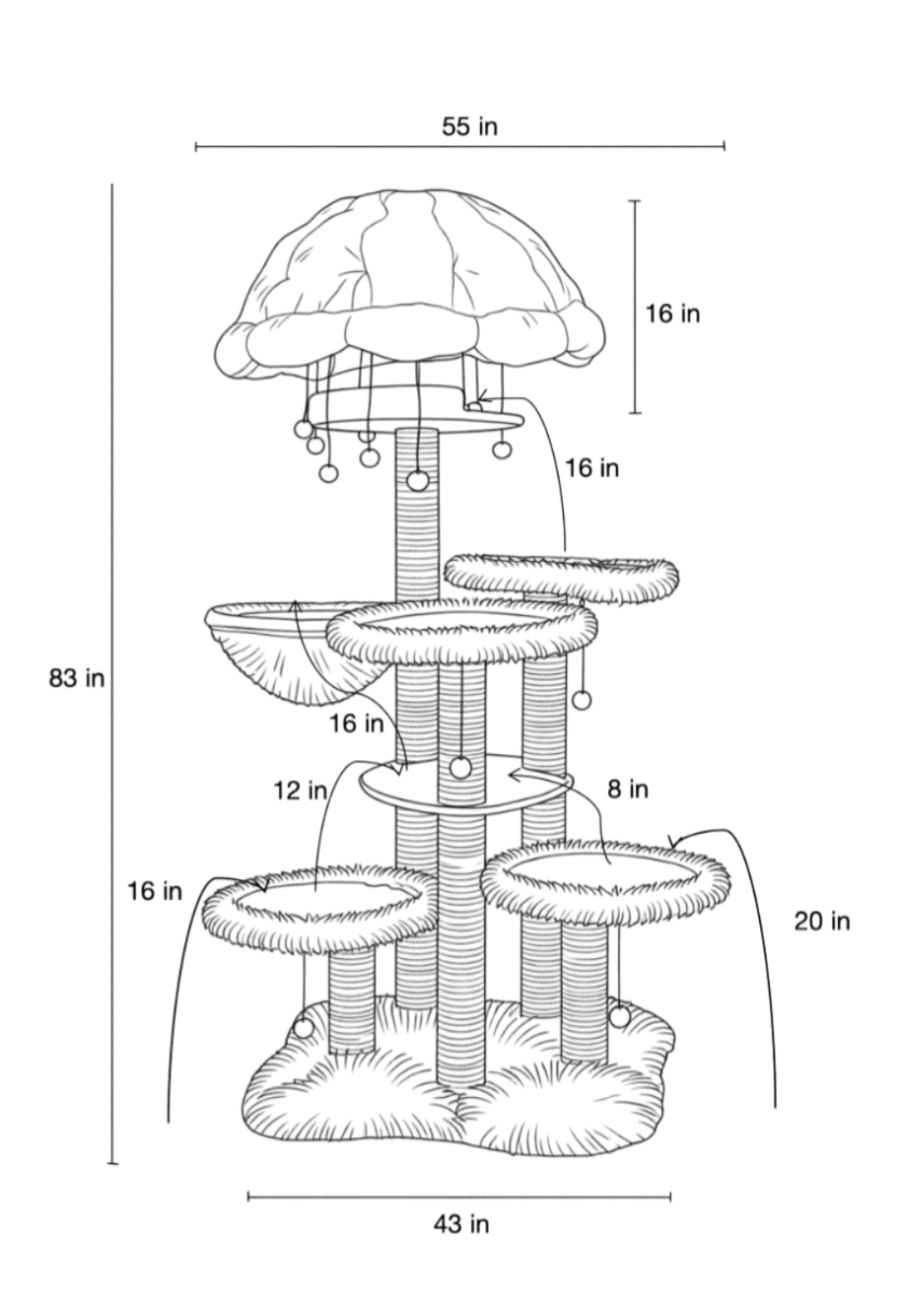 large cat tree for maine coon